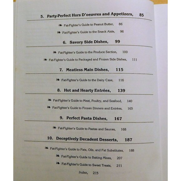 Brand Name Fat Fighters Cookbook by Sandra Woodruff 1995 Recipes Trade PB - Picture 5 of 8